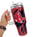 personalized boston red sox claw cut red black curved tumbler best selling 1 1.webp