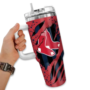 personalized boston red sox claw cut red black curved tumbler fashion forward 1 1.webp