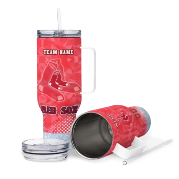 personalized boston red sox geometric prism red curved tumbler high quality 1 1.webp