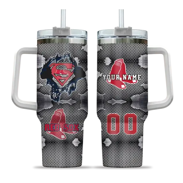 personalized boston red sox superman shield red gray curved tumbler best selling 1 1.webp