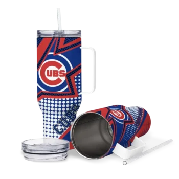 personalized chicago cubs arrow burst blue curved tumbler high quality 1 1.webp