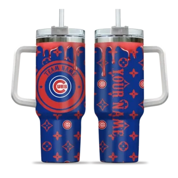 personalized chicago cubs bullseye drips blue curved tumbler best selling 1 1.webp