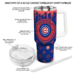 personalized chicago cubs bullseye drips blue curved tumbler best selling 1 1.webp