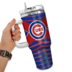 personalized chicago cubs chevron layers blue curved tumbler best selling 1 1.webp