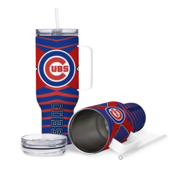 personalized chicago cubs chevron layers blue curved tumbler high quality 1 1.webp