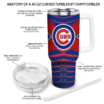 personalized chicago cubs chevron layers blue curved tumbler best selling 1 1.webp