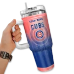 personalized chicago cubs gradient dots blue curved tumbler best selling 1 1.webp