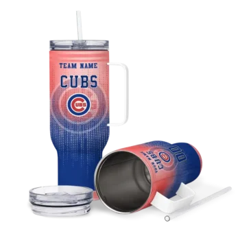 personalized chicago cubs gradient dots blue curved tumbler high quality 1 1.webp