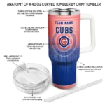personalized chicago cubs gradient dots blue curved tumbler best selling 1 1.webp
