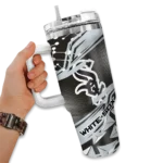 personalized chicago white sox abstract paths black curved tumbler best selling 1 1.webp