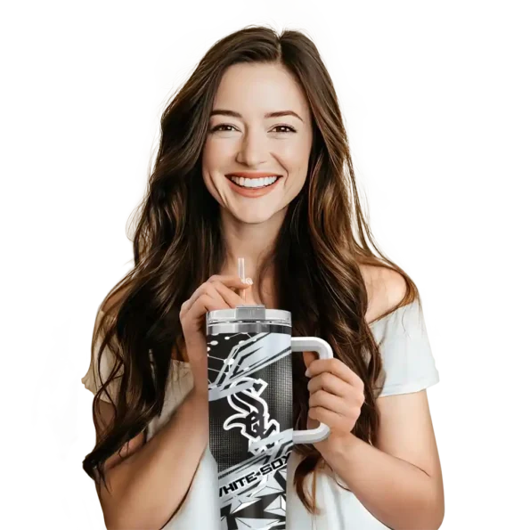 personalized chicago white sox abstract paths black curved tumbler premium grade 1 1.webp