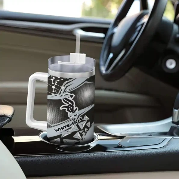 personalized chicago white sox abstract paths black curved tumbler trendy 1 1.webp