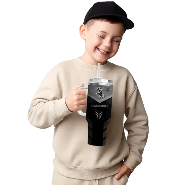 personalized chicago white sox arrow armor black curved tumbler latest model 1 1.webp