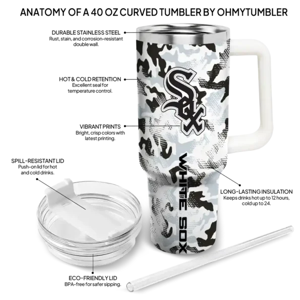personalized chicago white sox camo mashup black white curved tumbler new arrival 1 1.webp