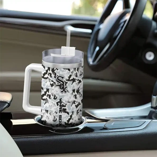 personalized chicago white sox camo mashup black white curved tumbler trendy 1 1.webp