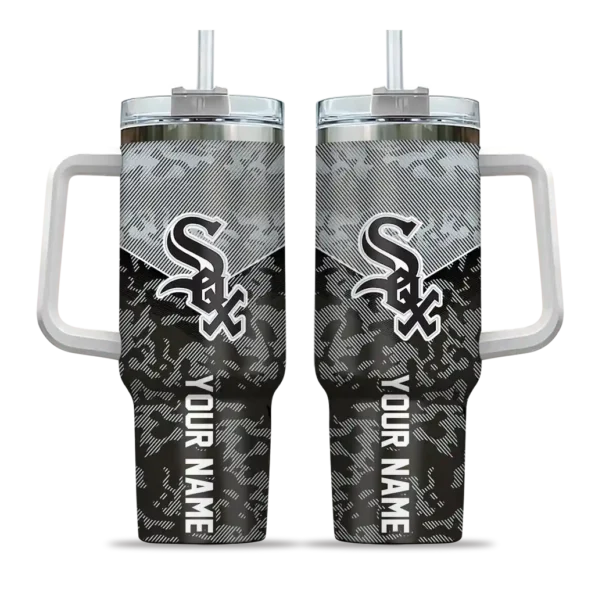personalized chicago white sox chevron stripe black curved tumbler best selling 1 1.webp