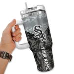 personalized chicago white sox chevron stripe black curved tumbler best selling 1 1.webp