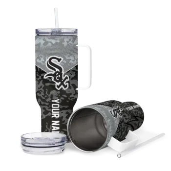 personalized chicago white sox chevron stripe black curved tumbler high quality 1 1.webp