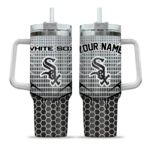 personalized chicago white sox hex texture black curved tumbler best selling 1 1.webp