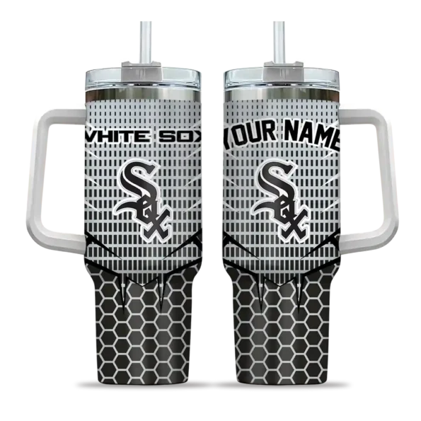 personalized chicago white sox hex texture black curved tumbler best selling 1 1.webp