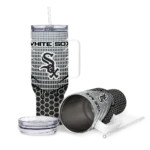 personalized chicago white sox hex texture black curved tumbler best selling 1 1.webp
