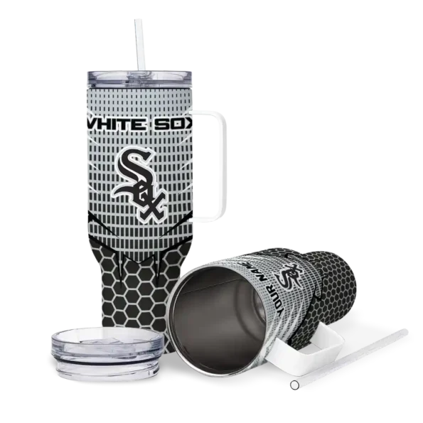 personalized chicago white sox hex texture black curved tumbler high quality 1 1.webp