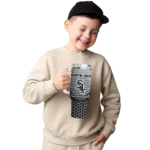 personalized chicago white sox hex texture black curved tumbler best selling 1 1.webp