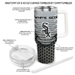 personalized chicago white sox hex texture black curved tumbler best selling 1 1.webp
