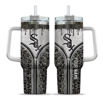 personalized chicago white sox leopard zipper black curved tumbler best selling 1 1.webp