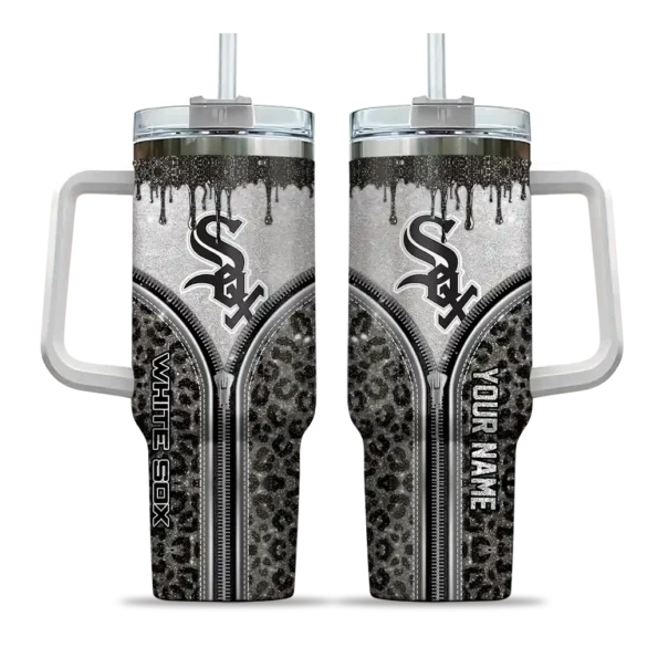 personalized chicago white sox leopard zipper black curved tumbler best selling 1 1.webp
