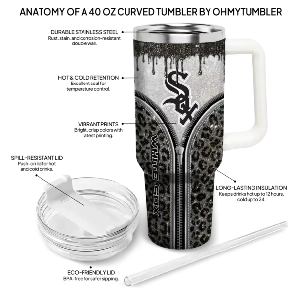 personalized chicago white sox leopard zipper black curved tumbler new arrival 1 1.webp