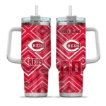 personalized cincinnati reds bold diamonds red curved tumbler best selling 1 1.webp