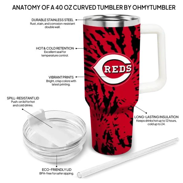 personalized cincinnati reds burst swirl red curved tumbler new arrival 1 1.webp