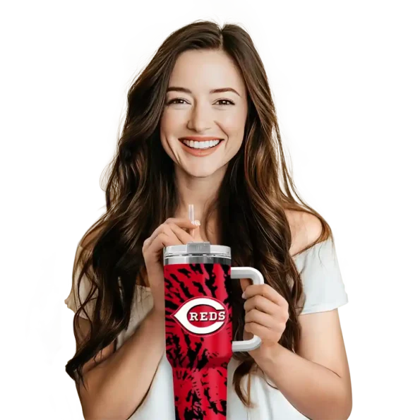 personalized cincinnati reds burst swirl red curved tumbler premium grade 1 1.webp