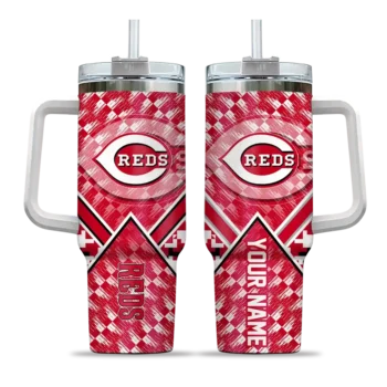 personalized cincinnati reds chevron angle red curved tumbler best selling 1 1.webp