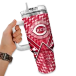 personalized cincinnati reds chevron angle red curved tumbler best selling 1 1.webp