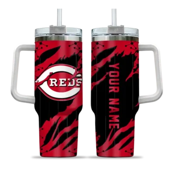 personalized cincinnati reds claw cut red black curved tumbler best selling 1 1.webp