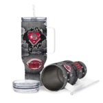 personalized cincinnati reds superman shield red gray curved tumbler best selling 1 1.webp