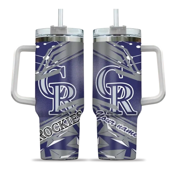 personalized colorado rockies abstract paths blue curved tumbler best selling 1 1.webp