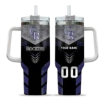 personalized colorado rockies arrow armor blue black curved tumbler best selling 1 1.webp