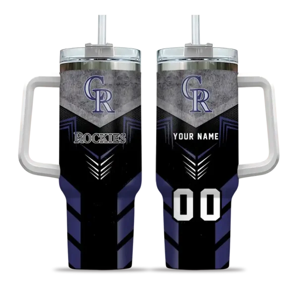 personalized colorado rockies arrow armor blue black curved tumbler best selling 1 1.webp
