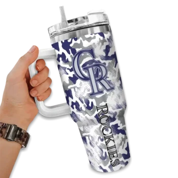 personalized colorado rockies camo mashup blue white curved tumbler fashion forward 1 1.webp