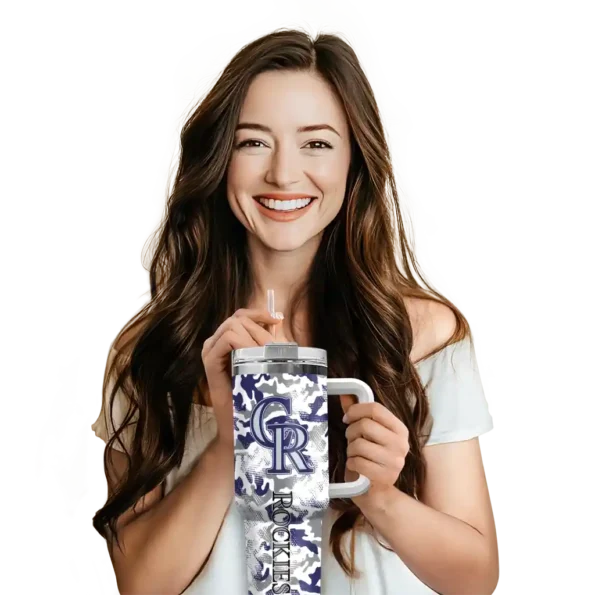 personalized colorado rockies camo mashup blue white curved tumbler premium grade 1 1.webp