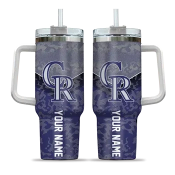 personalized colorado rockies chevron stripe blue curved tumbler best selling 1 1.webp