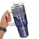 personalized colorado rockies chevron stripe blue curved tumbler best selling 1 1.webp