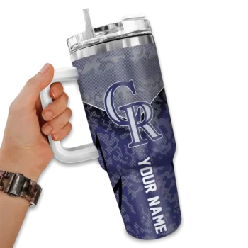 personalized colorado rockies chevron stripe blue curved tumbler fashion forward 1 1.webp