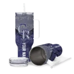 personalized colorado rockies chevron stripe blue curved tumbler best selling 1 1.webp