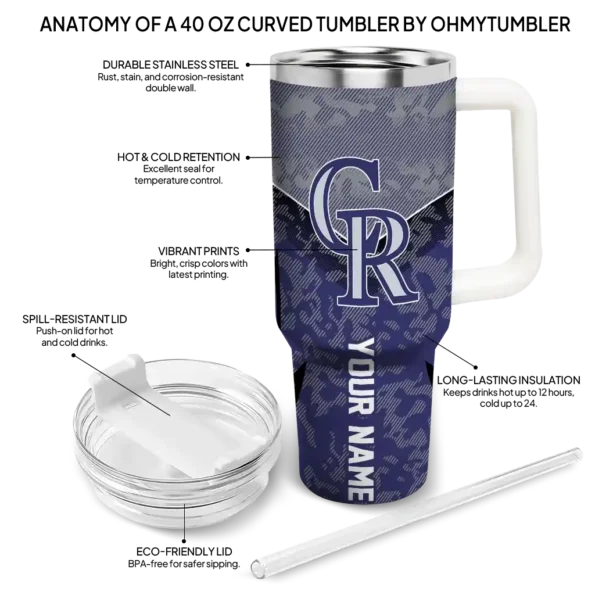 personalized colorado rockies chevron stripe blue curved tumbler new arrival 1 1.webp