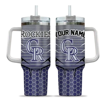 personalized colorado rockies hex texture blue curved tumbler best selling 1 1.webp