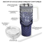 personalized colorado rockies hex texture blue curved tumbler best selling 1 1.webp